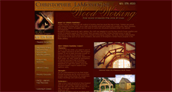 Desktop Screenshot of lamontagnewoodworking.com